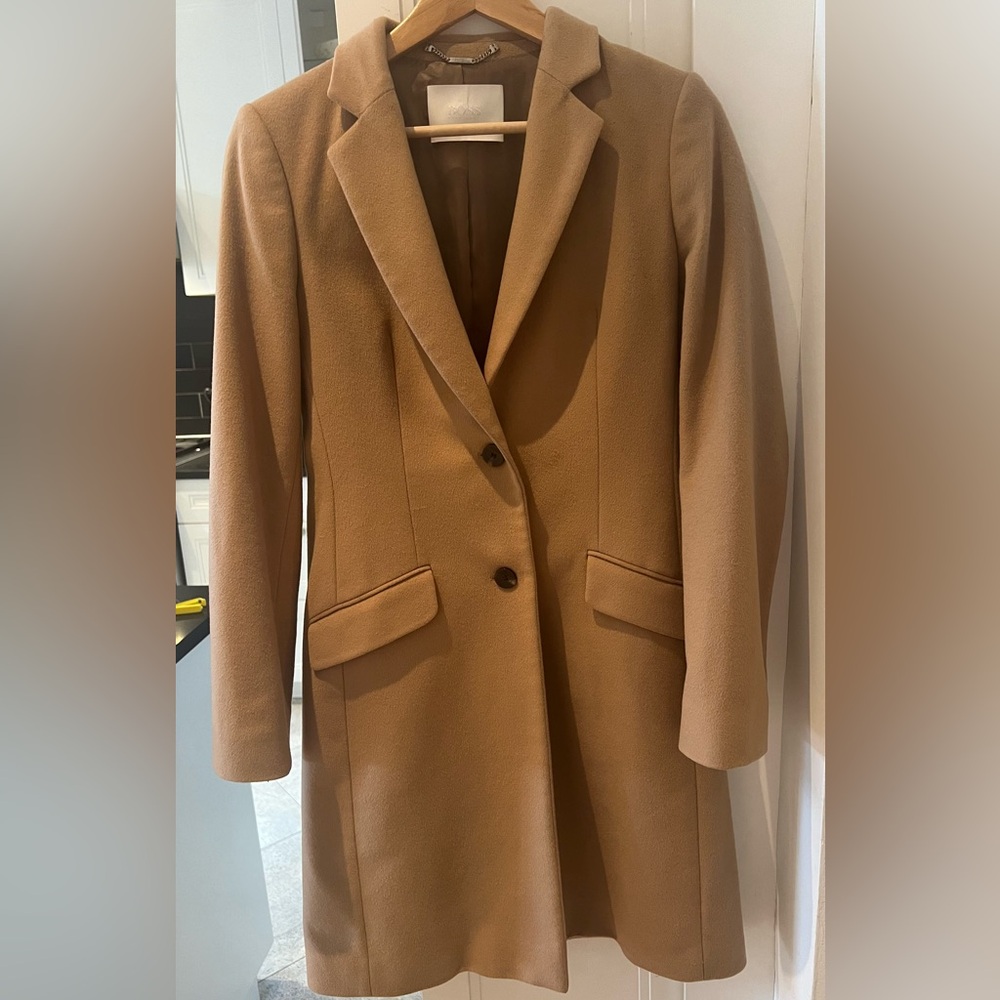Hugo Boss Camel Cashmere / Wool Coat